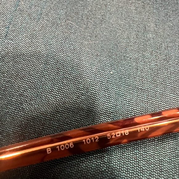 Burberry Gold Brown Classic Wire Frame Reading Glasses - Picture 13 of 14